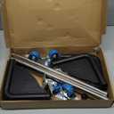 SPACECARE Mini Fridge Stand Mobile Roller, Adjustable Furniture Dolly with 4 Locking Wheels, Heavy Duty Washing Machine Base, Universal Appliance Pedestal for Dryer and Refrigerator- Black