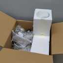 MELUCEE 3-Light Hanging Chandelier Light for Dining Room in Brushed Nickel, Modern Kitchen Island Pendant Lighting Adjustable Hanging Ceiling Lamp with Clear Glass Shade (3 Lights-1 Pack Round)