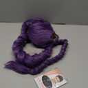 Long Straight Grape Red Wig Halloween Cosplay Costume Wig Women Anime Halloween Wig (Purple)