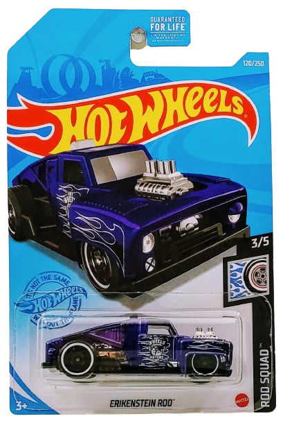 Pack Of 3 Hot Wheels Cars (Mach It Go, Roder Dodger 2.0, ElRIKENSTEIN ROD)