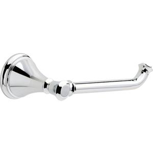 DELTA FAUCET Rubber Limited 79750 Cassidy Wall Mount Single Post Toilet Paper Holder Bath Hardware Accessory in Polished Chrome