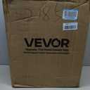VEVOR Rubber Mulch Mat Roll, 2 Rolls 96 x 24 in Recycled Rubber Mulch Mat, 0.5 Thick Cuttable, Reduced Weed Growth, Natural-Looking Weed Barrier Mat, Permanent Walkway Pathway for Landscaping (EXP 08/15/30)