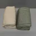 Pack and Play Sheets Fitted - 2-Pack Mini Crib Sheets for Pack N Play Mattress 38x26, Soft & Cozy, Neutral Toddler Playard Bedding, Snug Fitted Mini Baby Crib Mattress Cover Boy, Girl