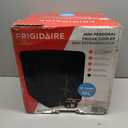 Frigidaire Mini Personal Fridge Cooler, Countertop, Holds Up to 10L/15 Cans, Brushed Black Stainless Rugged Design, Portable for Skincare, Makeup, Car, Office, Bedroom, Dorm Room, or Cabin