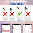 (2in1 for iPhone 14 Plus Case Collage for Women Girls Aesthetic Trendy Cute Quotes Phone Cases Graphic Good Vibes Art Design Soft TPU Bumper Cover+Ring Holder for iPhone 14Plus 6.7"