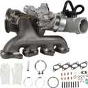 Turbocharger for 2011-2015 Cruze with Complete Installation Kits - Fits 1.4L Cruze Limited 2016, Encore 2013-2021, Sonic 2012-2020, Trax 2013-2021 - A14NET Engines GT1446V - Replaces# 55565353 667-203
