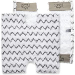 2 Pack Genius Steam Mop Pads Compatible with Shark Genius Hard Floor Cleaning System Pocket Steam Mop S5003D,S6002,S5004Q & Lift-Away Pro Steam Pocket Mop S3973D,Part # XTP184 & P184WQ