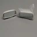 Blind Spot Mirror for Cars - Auto Adjustable Wide Angle Convex Rear View Mirror - Stick On Design (White-2 Pack)