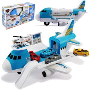 Tuko Transport Cargo Airplane Car Toy Play Set for 3+ Years Old Boys and Girls