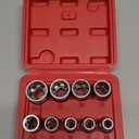 SEDY 14-Piece E-TORX Socket Set - Premium Female Torx Socket Set, Ultimate Torque Star Sockets, External Torx Sockets, E4 E5 E6 E7 E8 E10 E11 E12 E14 E16 E18 E20 E22 E24