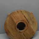 Santa Barbara Design Studio Mango Wood Charcuterie Boards Cheese Board Round Tequila Bottle Holder Cutting Board, 15" Diameter, Fiesta Food Friends