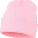 Ohjijinn Anime Beanie Cute Kawaii Beanie Knit Hats, Funny Beanie Hat Winter Skiing Slouchy Warm Cap for Women Girls (One Size, Pink)
