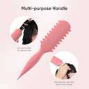 Curly Hairbrush,Curl Defining Brush for Defining Curls, Voluming, Shaping Styling Tool for Women (Pink)