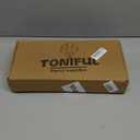 TONIFUL 4 Set Black Gold Balloon Centerpieces for Table,Balloon Stand Kit for Black Gold Party Decor 40th 50th 60th 70th Birthday Decorations Anniversary Graduation Decorations 2026 New Year Eve