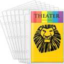 Page Protectors for Broadway Play Program and Theater Programs, 50 Sheet Protectors, Fit 5.5 x 8.5 Programs from Mid 1980s to Modern, Binder Sleeves