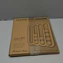 Demi's Home Adhesive Coffee Pod Holder for Nespresso Vertuo Capsules (Measure Before Purchase) - Suitable to be Mounted Inside/Under the Cabinet or on the Wall (Black)