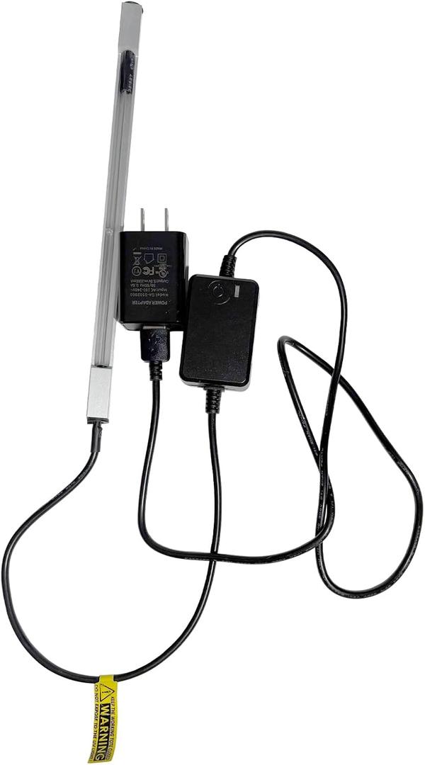 UVC Sanitizer Light Bulb Ozone Free with Timer, Replacement Tube for UVC Sanitizer Box