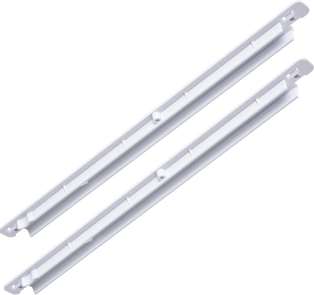BlueStars UPGRADED 240365401 & 240356501 Refrigerator Meat Pan Hangers (Left & Right)  Compatible with Frigidaire Kenmore Refrigerators - Replaces EA430245, PS430245, 891310, AH430245, 891216