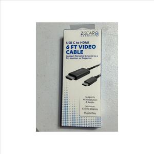 ZGEAR 6 Ft Video Cable USB to HDMI