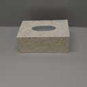 Rectangular Capiz Tissue Box Cover, Decorative Mother of Pearl Inlay Tissue Box Holder for Bedroom, Bathroom, Kitchen, and Office, Rectangle Tissue Box Cover White (10.25 x 5.9 x 4.33)
