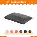 MAXYOYO Kids Bean Bag Chair, 3 in 1 Convertible Bean Bag Sofa with Removable Cover for Children, Soft Floor Lounger with Supportive Shredded Foam Filling, Floor Cushion Chair for Living Room, Playroom, 50"x35"