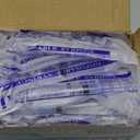 100 Pack Disposable 3ml/cc Lab Syringes with 23Ga 1 Inch Needle Luer Lock, Individually Sealed Packed
