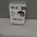 Air Tracker Tags-4 Pack, Smart Tag Work Compatible with Apple Find My (iOS Only), Bluetooth Tag Item Finders IP68 Waterproof Replaceable Battery for Wallet, Luggage, Backpack, Key (Black/White)