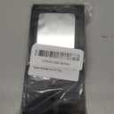 ANZNKU 100 Pack Black Resealable Mylar Bags with Frosted Clear Window, Smell Proof Sealable Packaging Bags for Small Business, Foil Pouch Zip Bag for Food Candy Treat Heat Seal Storage(2.753.93 in)