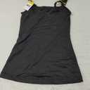 Women's Cami Shapewear, Firm Control Shaper for Women, Microfiber Longer Length Camisole Medium Black