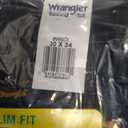 Wrangler Men's Western Slim Fit Boot Cut Jean, Black Stretch, 30x34