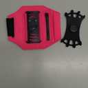 Detachable & 360 Rotatable Armband - Reflective Strap with Zipper Pocket Holder Bag - Compatible with iPhone 16 15 14 Pro Max Plus Samsung Galaxy Note for Running Workout Exercise Walking & Sports