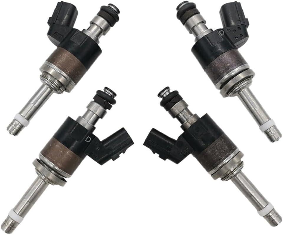 Amrxuts 4pcs 16010-5PA-305 (Type: D) 6 Holes Disc Fuel Injector for 2018-2021 Accord, 2017-2021 CR-V, 2017-2020 Civic 1.5L l4 160105PA305, 84512137