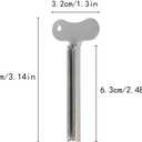 2 x Luckycivia 10 Pcs Stainless Steel Toothpaste Tube Squeezers, Metal Toothpaste Dispenser Squeezers for Bathroom