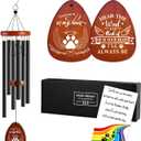 Wind Chimes for Loss of Pet Dog, Dog Memorial Sympathy Remembrance Gift, Pet Memorial Wind Chimes, Pets Passing Away Bereavement Gift for Friends Family