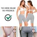 CAILECOTTON Womens Boxer Briefs Underwear Plus Size Boxer Briefs Full Coverage Super Soft Sexy Panties 3 Pack Grey