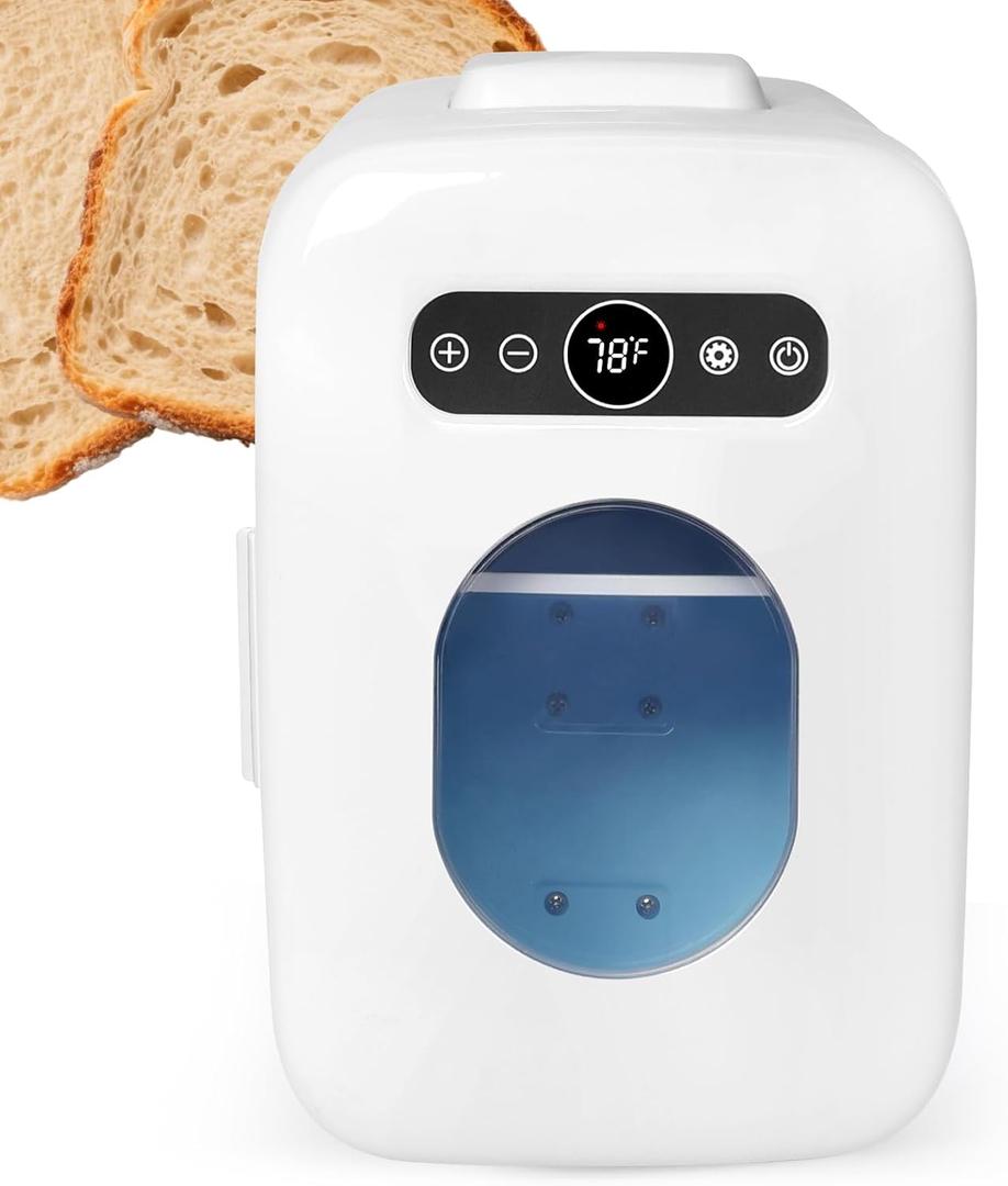Sourdough Home with Window, Sourdough Starter Home with 41-122°F Accurate Temperature Control, 10L Large Capacity, Energy-Saving & Quiet Operation, Great for Making & Storing Sourdough Starter