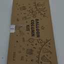 YALLOVE Balloon Column Stand Kit Sets of 2, 7 Feet Height Adjustable Balloon Tower Pillar with Reusable Metal Telescopic Design for Birthday, Wedding, Baby Shower, Graduation Party Decoration