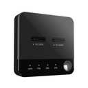 Docooler M.2 NVME/SATA Duplicator M.2 NVME/SATA SSD Cloner Dual-Bay Offline Clone Tool-Free M.2 SSD Enclosure M.2 USB C Adapter Write/Read with PC Plug and Play