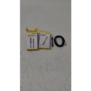 Rugged Audio adapter 3.5 mm to USB-C connector, ACOUSTIX 6 FOOT BRAIDED AUXILIARY AUDIO CABLE