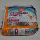 Simple Solution Disposable Dog Diapers, Female Dog Diapers, Puppy Potty Training, Incontinence and Heat Cycle Protection, Large Diapers for Dogs, 18-27 Inch Waist, 30 Count