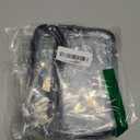 TSA Approved Toiletry Bag 3-1-1 Clear Travel Cosmetic Bag with Handle - Quart Size Bag with Zipper - Carry-on Luggage Clear Toiletry Bag for Liquids - Airport Airline TSA Compliant Bag for Man Women (Black)