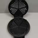 Mueller Heart 5 Waffle Maker, Norwegian Waffle Iron, Adjustable Browning Control & Nonstick, Cool Touch Handle, Easy to Clean, Small Kitchen Appliances