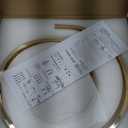 CANEOE Modern LED Ceiling Light Fixture, 42W Gold Dimmable Flush Mount Ceiling Light with Remote Control, Curve Design Close to Ceiling Lamp for Bedroom Living Dining Room Kitchen