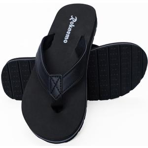 Womens Flip Flops - Comfort Arch Support Sandals - Yoga Mat Slip On Beach Sandals - Waterproof Open Toe Thong Slippers Summer Footwear, Size 11