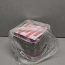 (35 Pack)Pink 8x8 Inch Disposable Aluminum Foil Pans&Square Cake Pans for Parties, Clear Plastic Lids,Eco-Friendly Baking Trays with Stickers&Cake Spoons,Picnics,Casseroles,Takeout,Recyclable Cookware