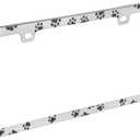 Bell Automotive 22-1-46104-8 Paw Prints License Plate Frame, Corrosion Resistant, Easy to Install