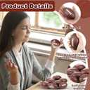 Wettarn 200 Pcs 3.54 Inch Mini Footballs Bulk Foam Small Soft Stress Sport Tiny Balls for Adults Indoor Outdoor Play Rewards Party Favors Gift Decorations (Brown), 3.54 x 2.28 inches