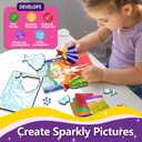 2 x Foil Art Craft Activity for Kids.Foil Foam Stickers Princess Dress-Up Paper Dolls Play Set.2 in 1 Art and Craft for Kids,Creative Travel Toys, Birthday Gifts for Boys & Girls Ages 4 and Up (purple)