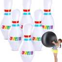 JOYIN Giant Inflatable Bowling Set for Kids and Adults, Christmas Birthday Party Games, Kids Education Motor Skills Toys