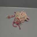 24 Pcs Pearl Bow Cake Topper Bow Dots Cake Decorations Coquette Party Decor Bouquets Decor for Weddings, Birthday, Valentines Day and Party Supplies (Beige, Lotus Pink, Cattleya Pink)